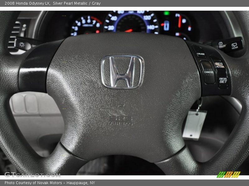 Silver Pearl Metallic / Gray 2008 Honda Odyssey LX