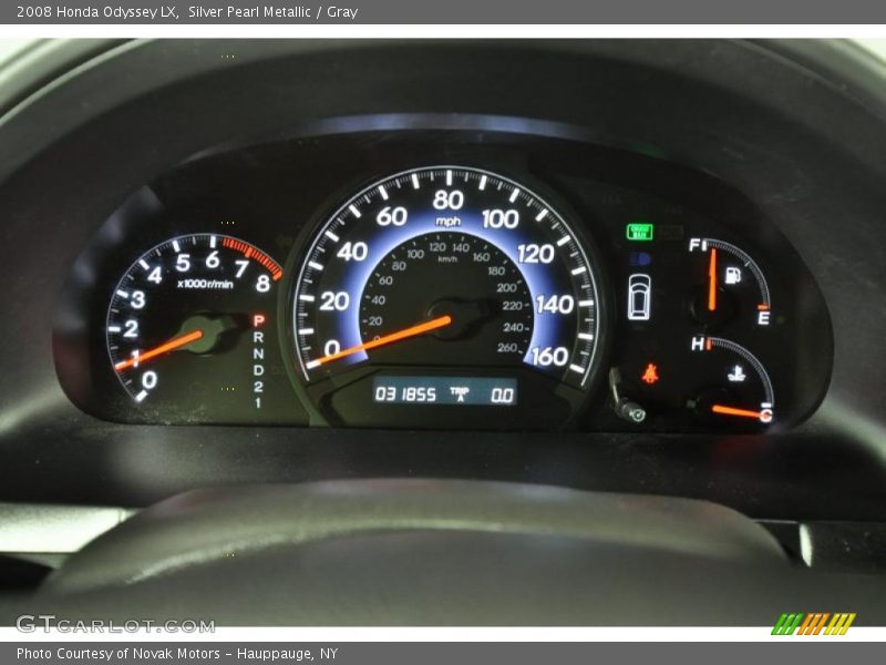 Silver Pearl Metallic / Gray 2008 Honda Odyssey LX