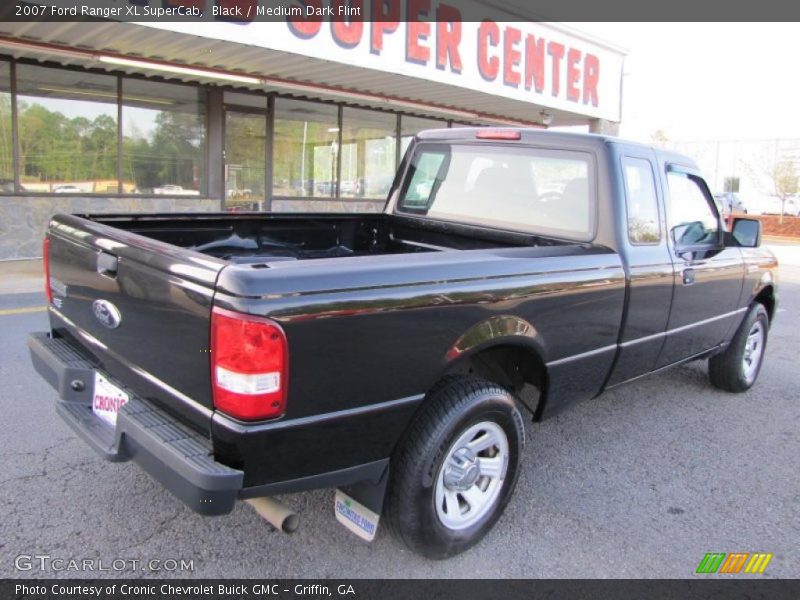 Black / Medium Dark Flint 2007 Ford Ranger XL SuperCab