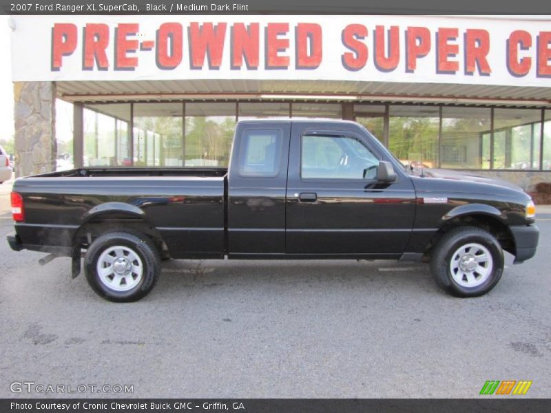 Black / Medium Dark Flint 2007 Ford Ranger XL SuperCab