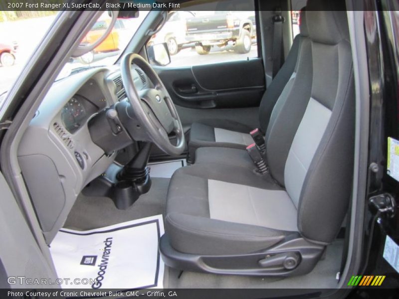  2007 Ranger XL SuperCab Medium Dark Flint Interior