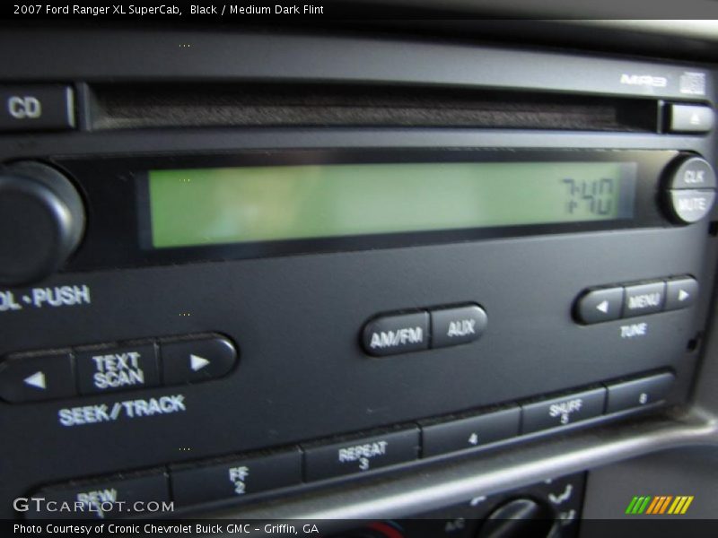 Black / Medium Dark Flint 2007 Ford Ranger XL SuperCab