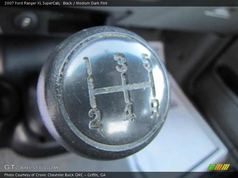 Black / Medium Dark Flint 2007 Ford Ranger XL SuperCab