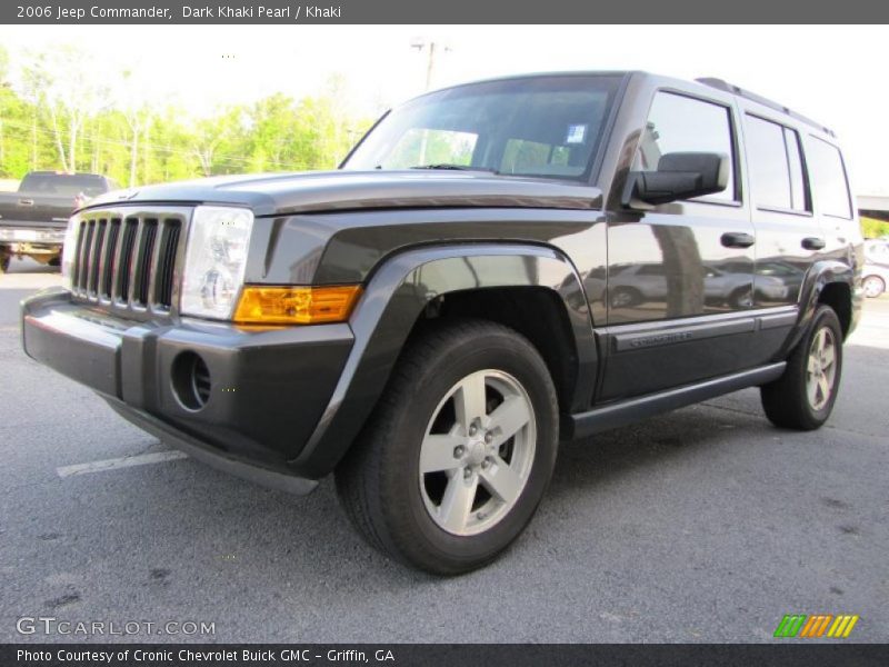 Dark Khaki Pearl / Khaki 2006 Jeep Commander