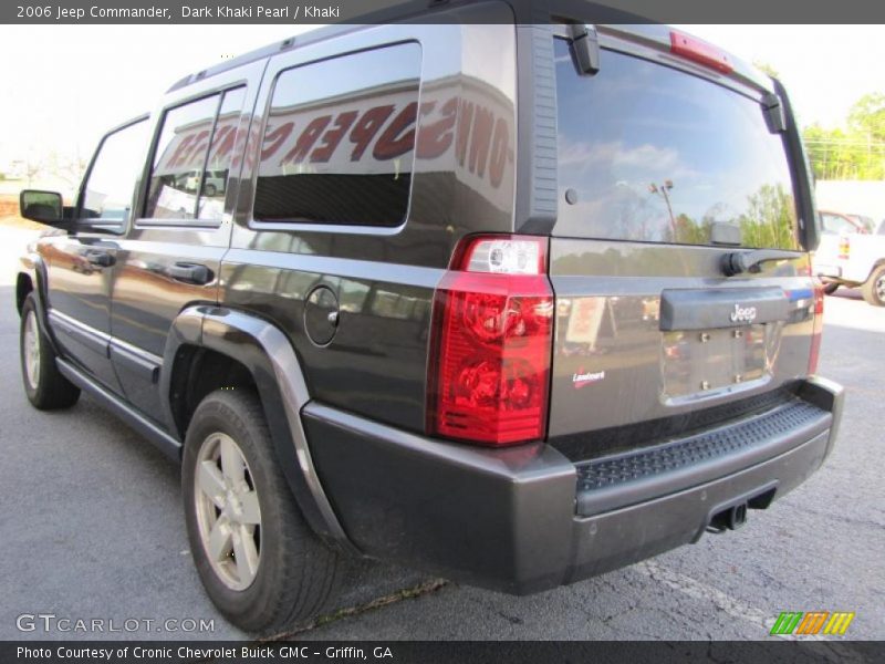 Dark Khaki Pearl / Khaki 2006 Jeep Commander