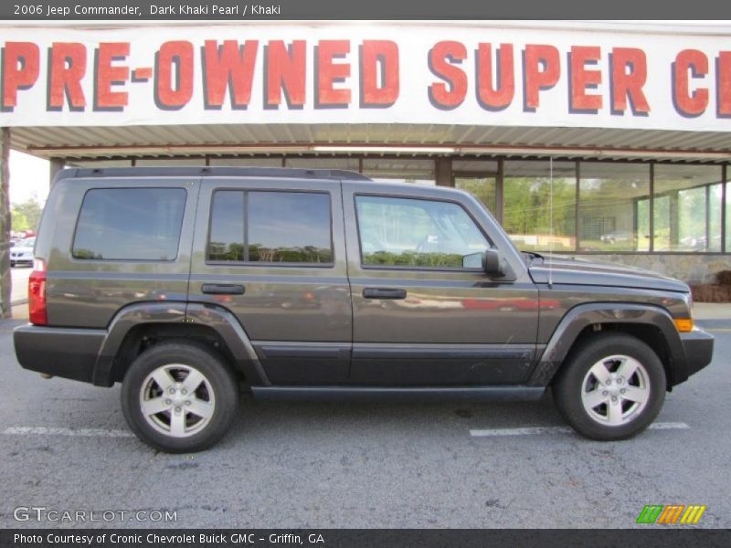 Dark Khaki Pearl / Khaki 2006 Jeep Commander