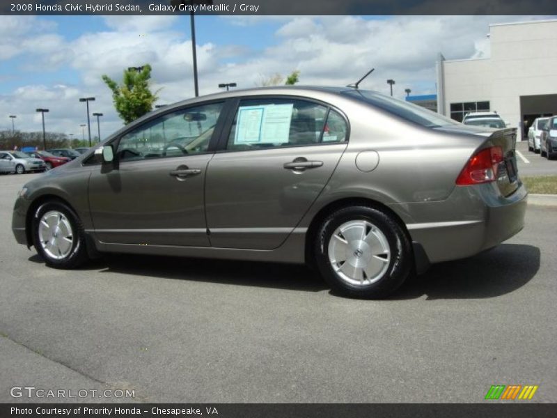Galaxy Gray Metallic / Gray 2008 Honda Civic Hybrid Sedan
