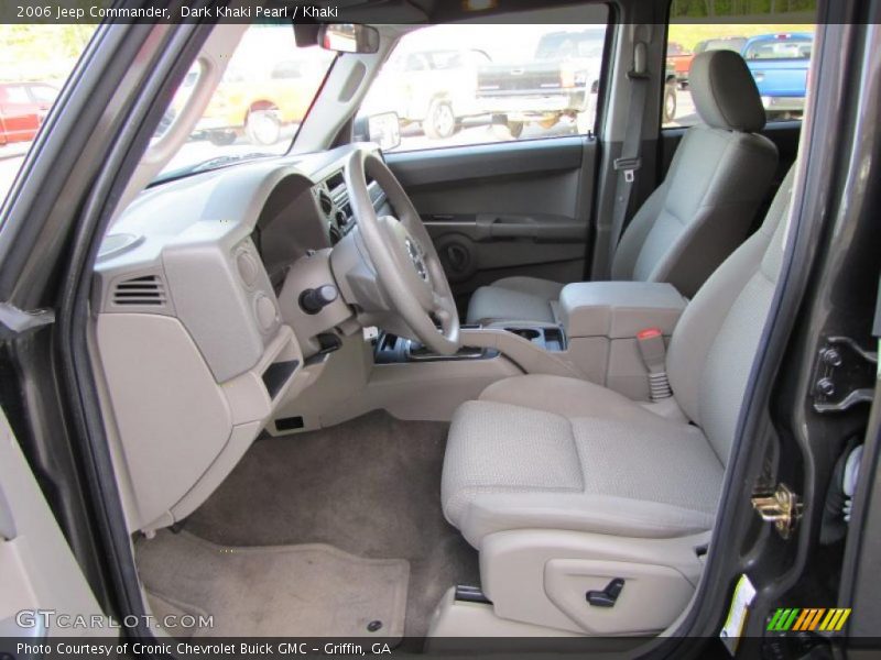 Dark Khaki Pearl / Khaki 2006 Jeep Commander