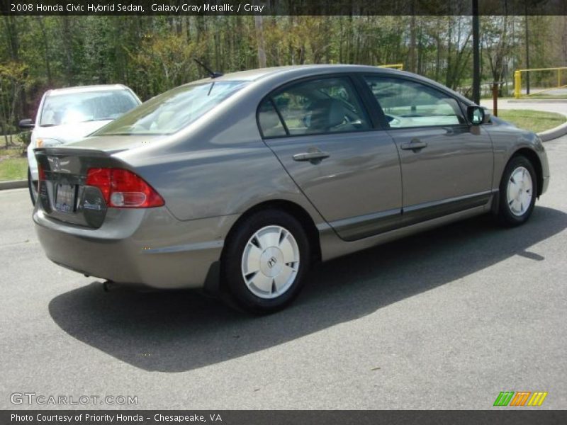Galaxy Gray Metallic / Gray 2008 Honda Civic Hybrid Sedan