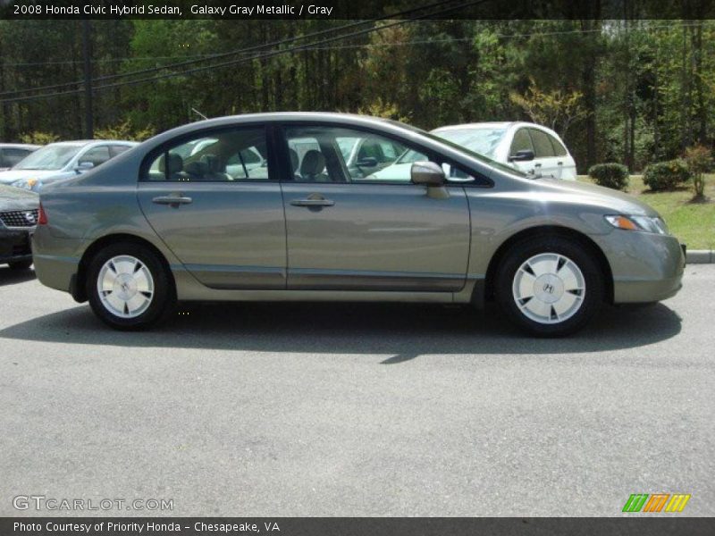 Galaxy Gray Metallic / Gray 2008 Honda Civic Hybrid Sedan