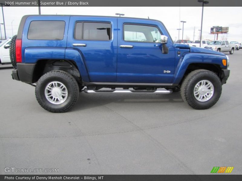 Superior Blue / Ebony Black 2006 Hummer H3