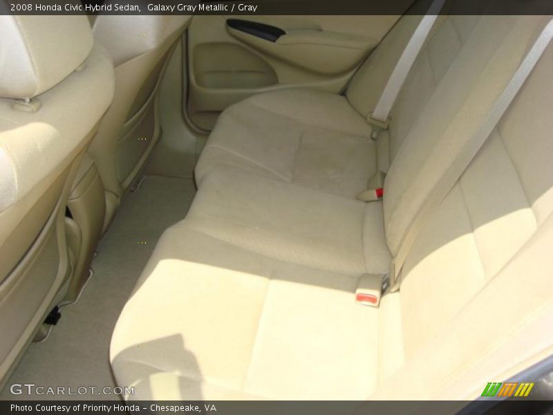 Galaxy Gray Metallic / Gray 2008 Honda Civic Hybrid Sedan