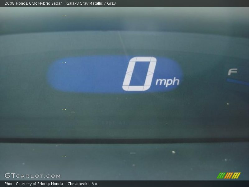 Galaxy Gray Metallic / Gray 2008 Honda Civic Hybrid Sedan