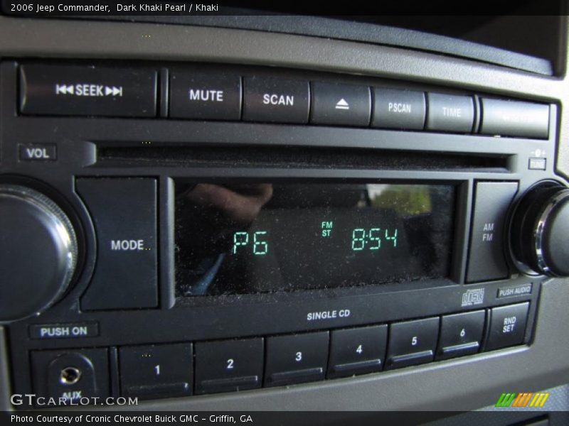Dark Khaki Pearl / Khaki 2006 Jeep Commander