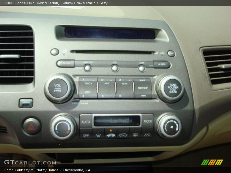Galaxy Gray Metallic / Gray 2008 Honda Civic Hybrid Sedan