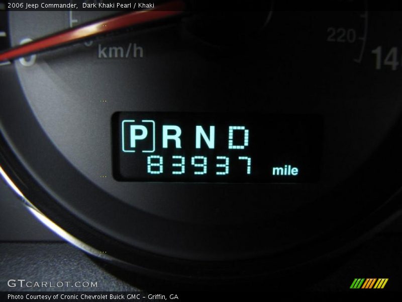 Dark Khaki Pearl / Khaki 2006 Jeep Commander
