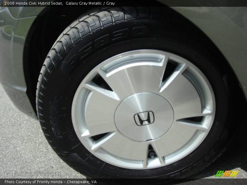 Galaxy Gray Metallic / Gray 2008 Honda Civic Hybrid Sedan