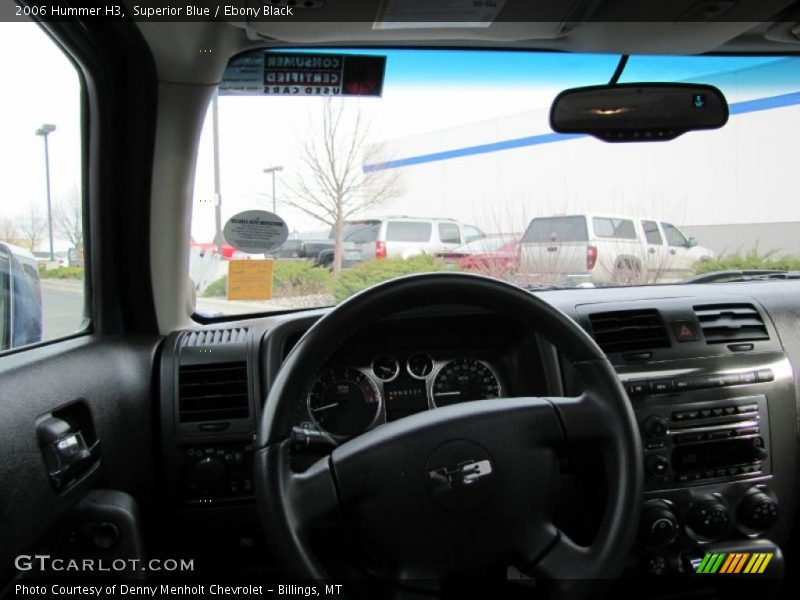 Superior Blue / Ebony Black 2006 Hummer H3
