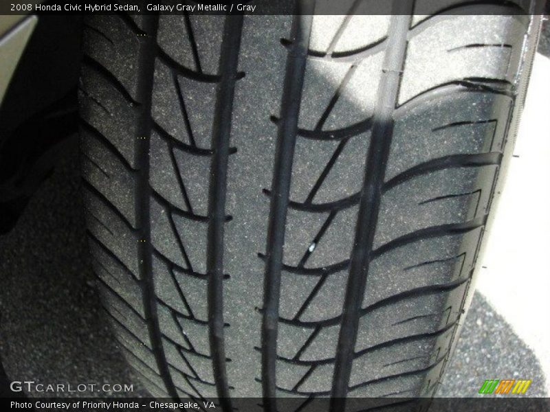 Galaxy Gray Metallic / Gray 2008 Honda Civic Hybrid Sedan