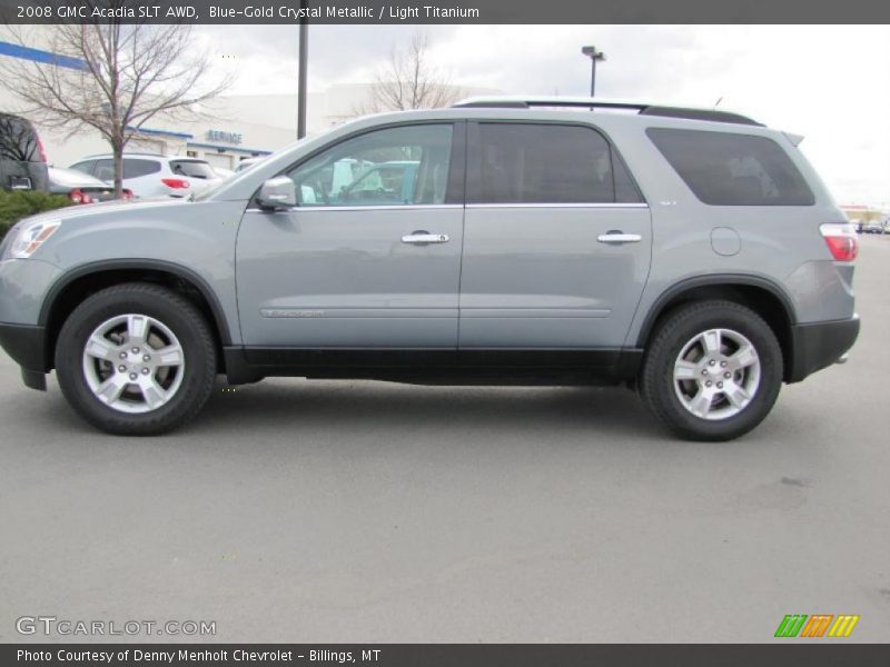 Blue-Gold Crystal Metallic / Light Titanium 2008 GMC Acadia SLT AWD