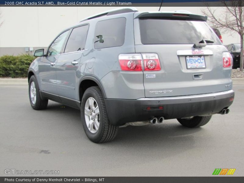 Blue-Gold Crystal Metallic / Light Titanium 2008 GMC Acadia SLT AWD