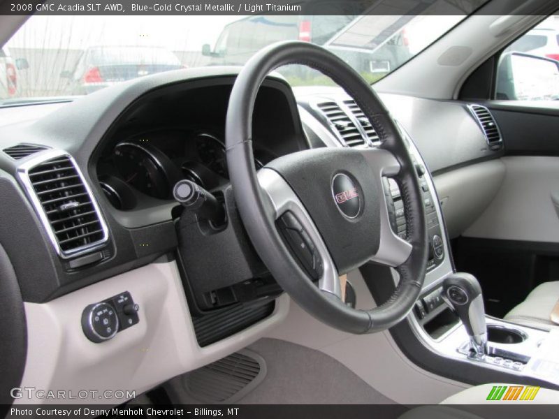 Blue-Gold Crystal Metallic / Light Titanium 2008 GMC Acadia SLT AWD