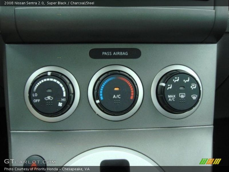 Super Black / Charcoal/Steel 2008 Nissan Sentra 2.0