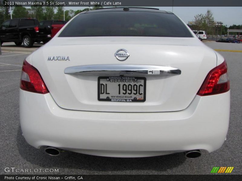 Winter Frost White / Cafe Latte 2011 Nissan Maxima 3.5 SV Sport