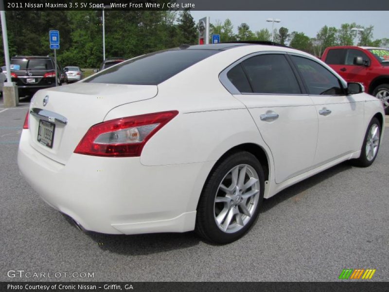Winter Frost White / Cafe Latte 2011 Nissan Maxima 3.5 SV Sport