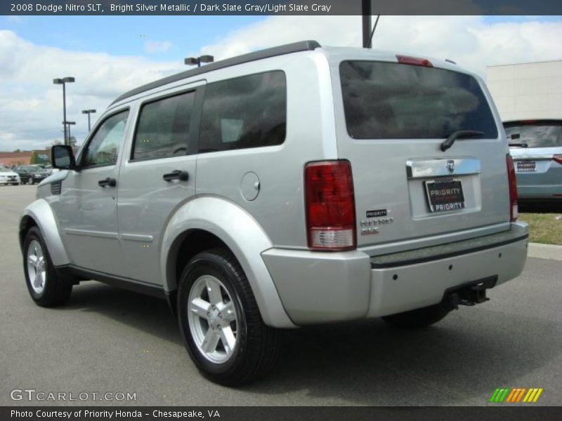 Bright Silver Metallic / Dark Slate Gray/Light Slate Gray 2008 Dodge Nitro SLT