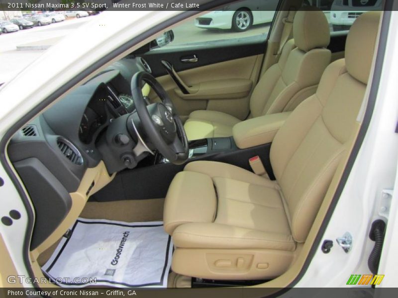  2011 Maxima 3.5 SV Sport Cafe Latte Interior