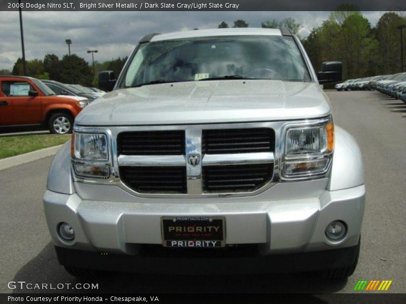 Bright Silver Metallic / Dark Slate Gray/Light Slate Gray 2008 Dodge Nitro SLT