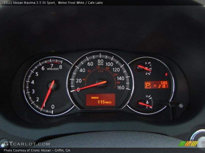  2011 Maxima 3.5 SV Sport 3.5 SV Sport Gauges