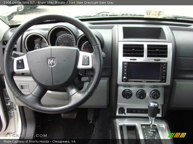 Bright Silver Metallic / Dark Slate Gray/Light Slate Gray 2008 Dodge Nitro SLT