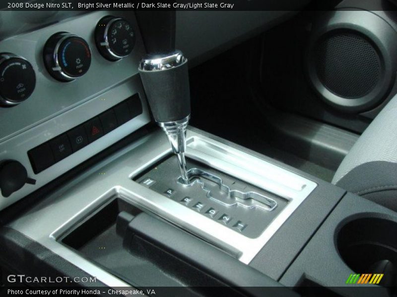 Bright Silver Metallic / Dark Slate Gray/Light Slate Gray 2008 Dodge Nitro SLT