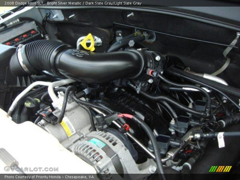 Bright Silver Metallic / Dark Slate Gray/Light Slate Gray 2008 Dodge Nitro SLT