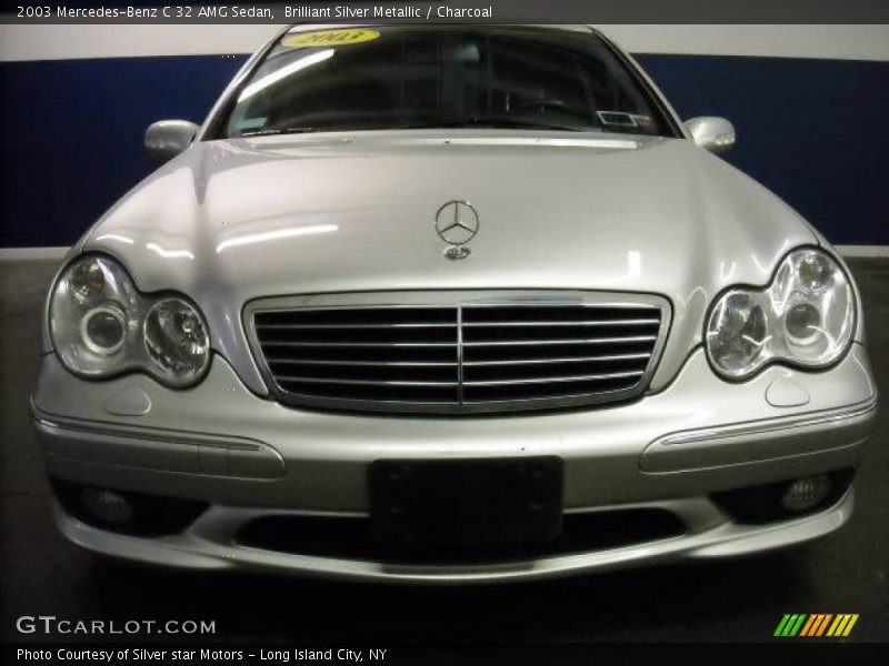 Brilliant Silver Metallic / Charcoal 2003 Mercedes-Benz C 32 AMG Sedan