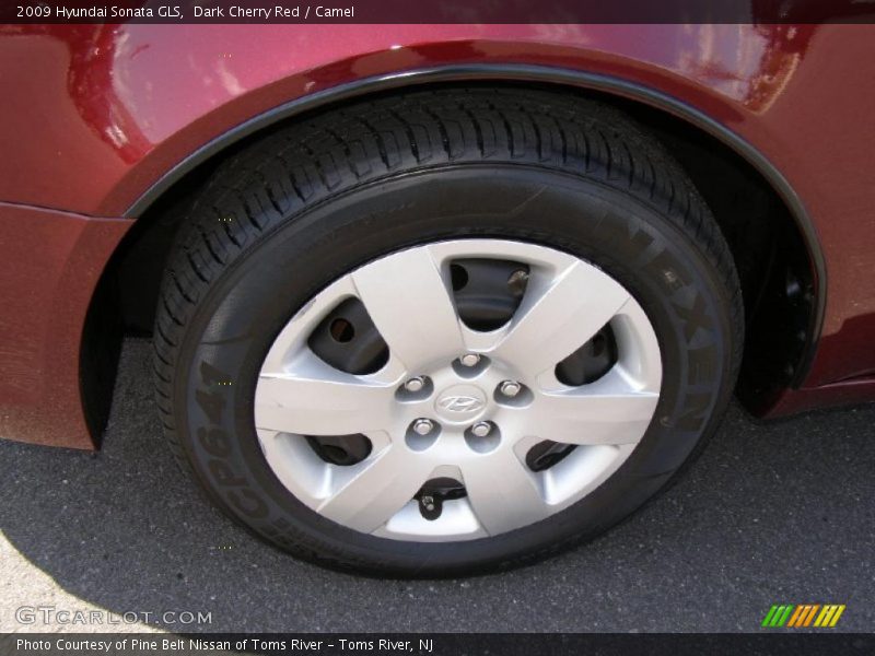 Dark Cherry Red / Camel 2009 Hyundai Sonata GLS