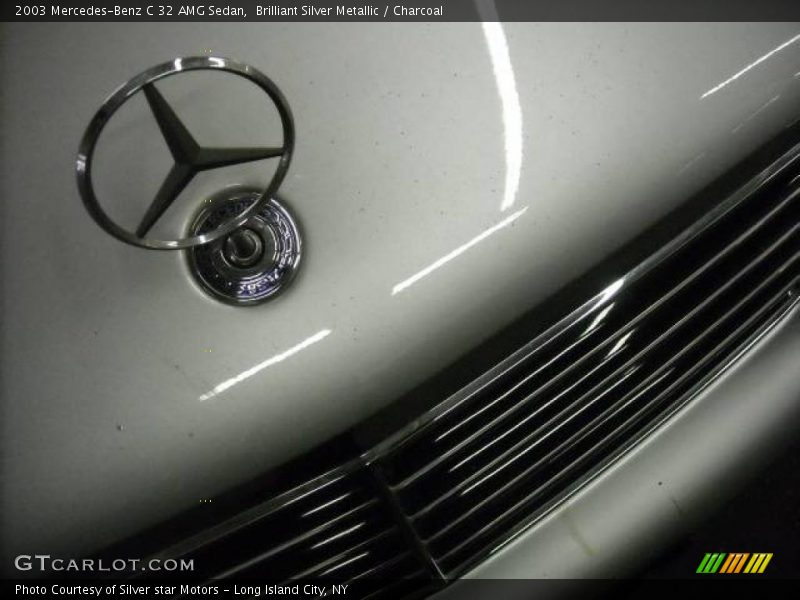 Brilliant Silver Metallic / Charcoal 2003 Mercedes-Benz C 32 AMG Sedan