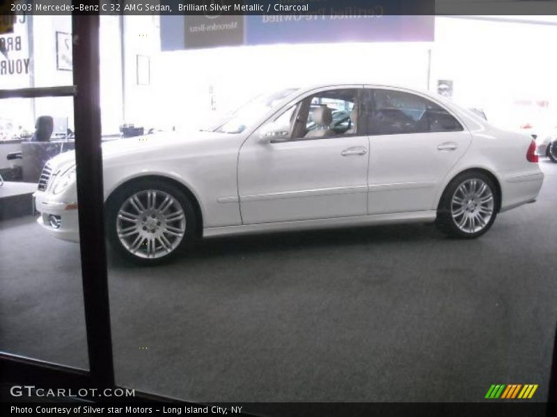 Brilliant Silver Metallic / Charcoal 2003 Mercedes-Benz C 32 AMG Sedan