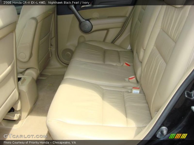 Nighthawk Black Pearl / Ivory 2008 Honda CR-V EX-L 4WD