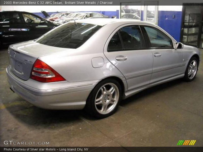 Brilliant Silver Metallic / Charcoal 2003 Mercedes-Benz C 32 AMG Sedan