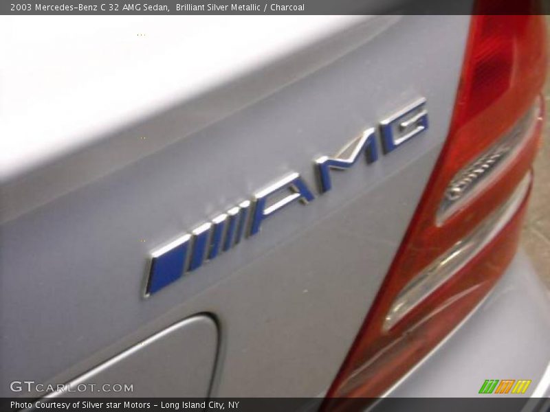 Brilliant Silver Metallic / Charcoal 2003 Mercedes-Benz C 32 AMG Sedan