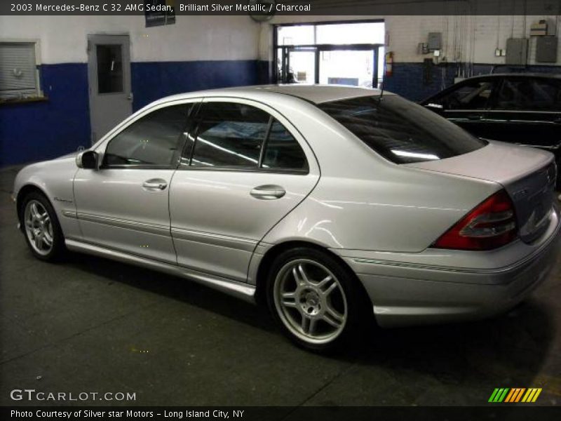 Brilliant Silver Metallic / Charcoal 2003 Mercedes-Benz C 32 AMG Sedan