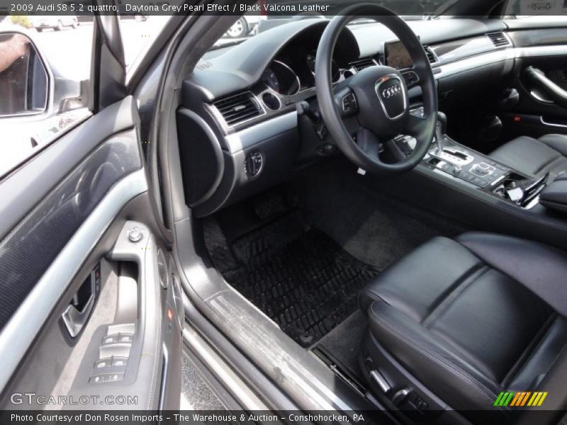  2009 S8 5.2 quattro Black Valcona Leather Interior