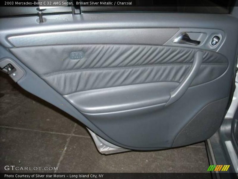 Brilliant Silver Metallic / Charcoal 2003 Mercedes-Benz C 32 AMG Sedan