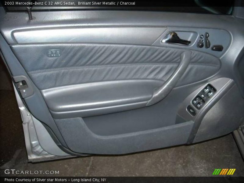 Brilliant Silver Metallic / Charcoal 2003 Mercedes-Benz C 32 AMG Sedan