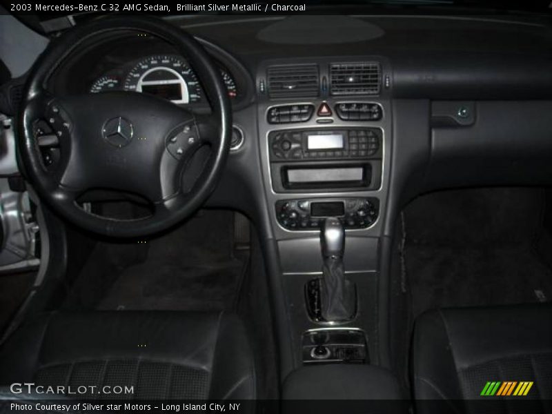 Brilliant Silver Metallic / Charcoal 2003 Mercedes-Benz C 32 AMG Sedan