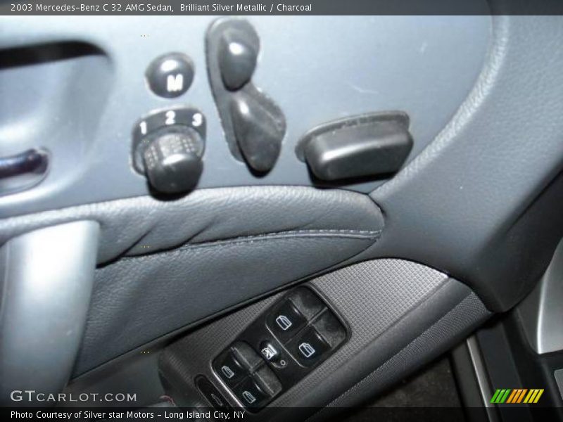 Brilliant Silver Metallic / Charcoal 2003 Mercedes-Benz C 32 AMG Sedan