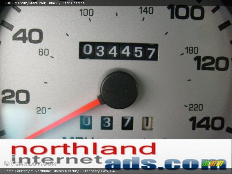 Black / Dark Charcoal 2003 Mercury Marauder